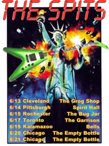 The Spits tour dates, June 2025